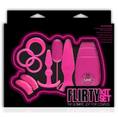 [854]Flirty Kit Vibratör Set Pembe