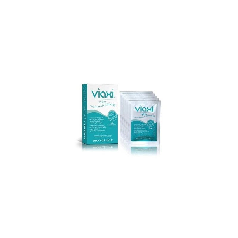 (K575)Viaxi Glide 5x5 Tek Kullanımlık Kayganlaştırıcı Jel Paket